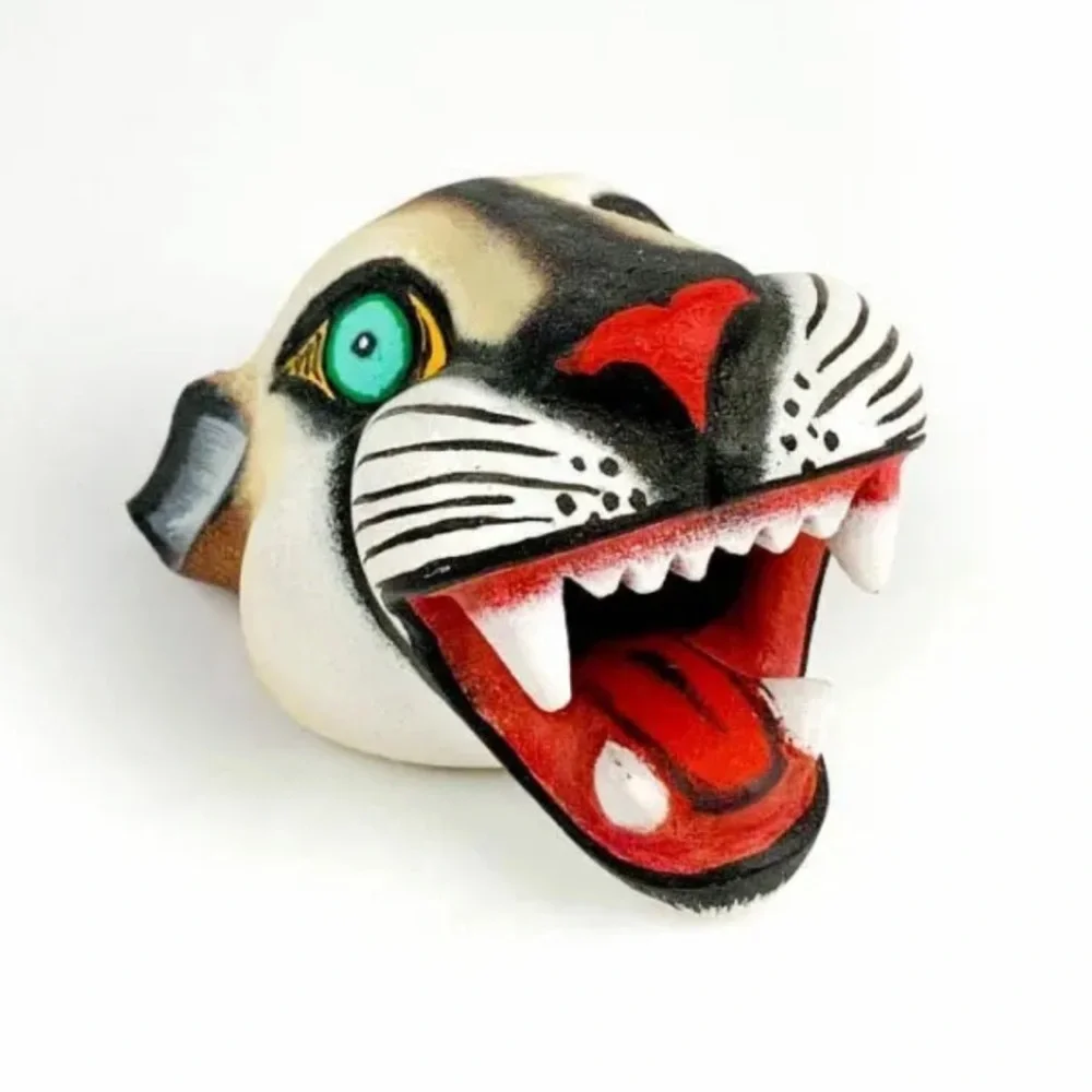 •handmade• Cougar Head - Oaxacan Alebrije Wood Carving